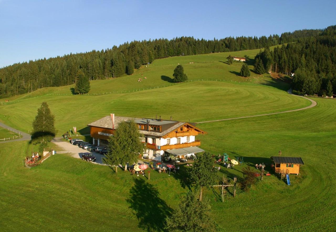 Alpengasthof Hirschberg Sankt Johann in Tirol Bagian luar foto