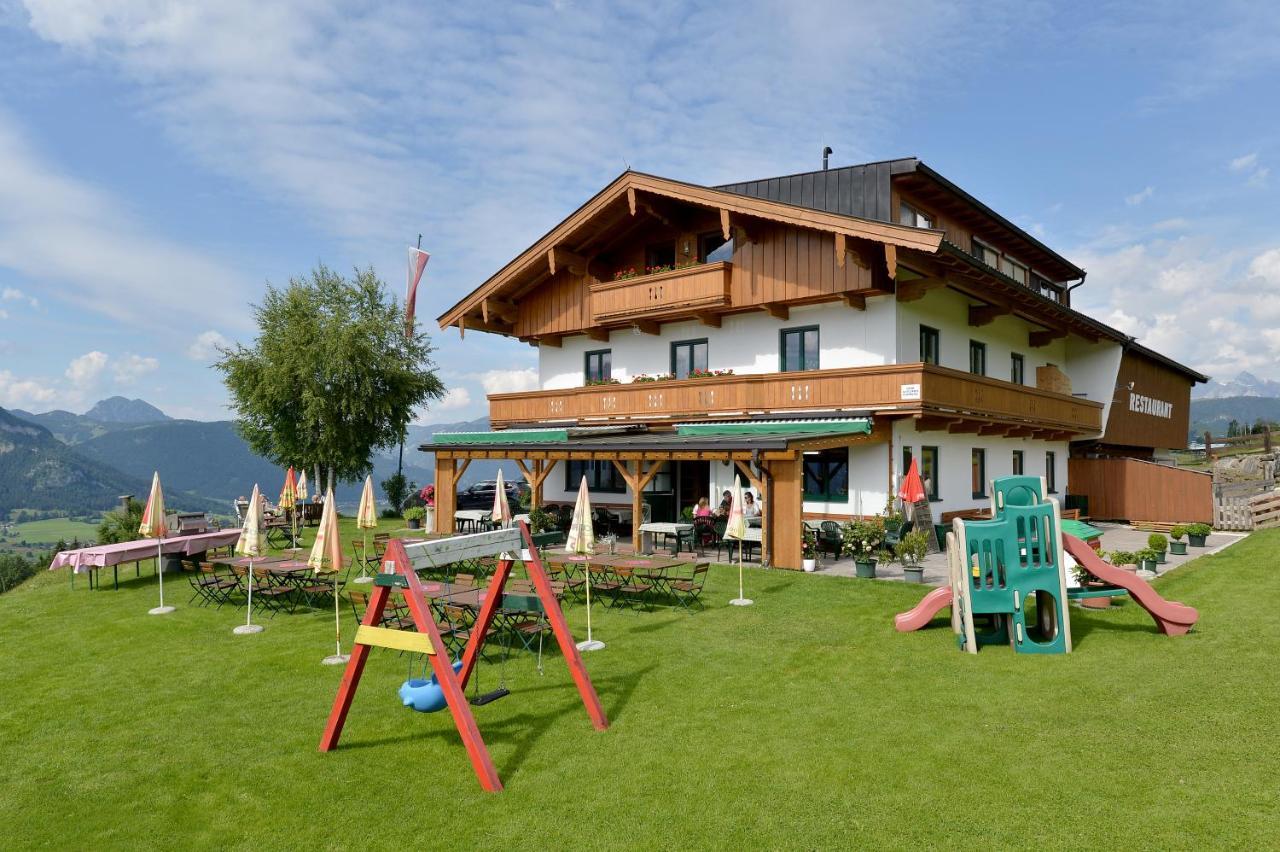 Alpengasthof Hirschberg Sankt Johann in Tirol Bagian luar foto