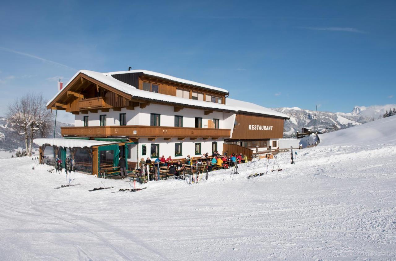 Alpengasthof Hirschberg Sankt Johann in Tirol Bagian luar foto