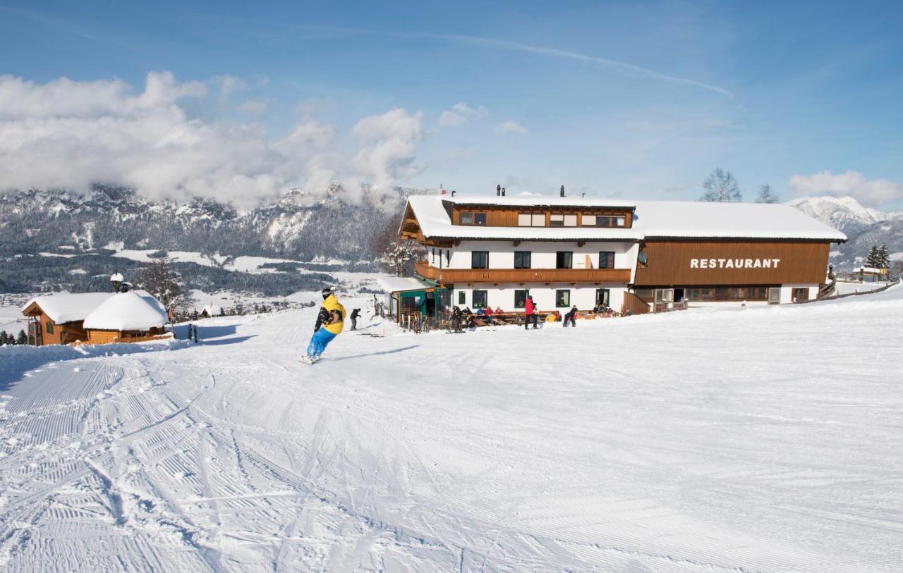 Alpengasthof Hirschberg Sankt Johann in Tirol Bagian luar foto