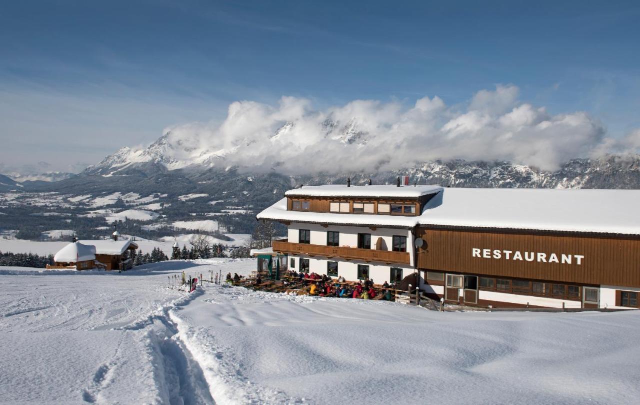 Alpengasthof Hirschberg Sankt Johann in Tirol Bagian luar foto